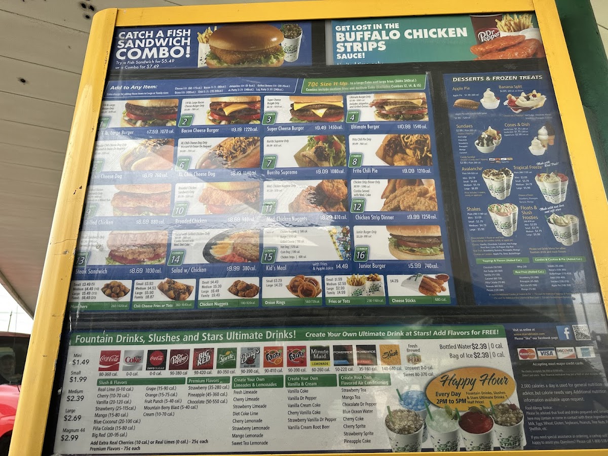 Stars Drive-In Menu-1